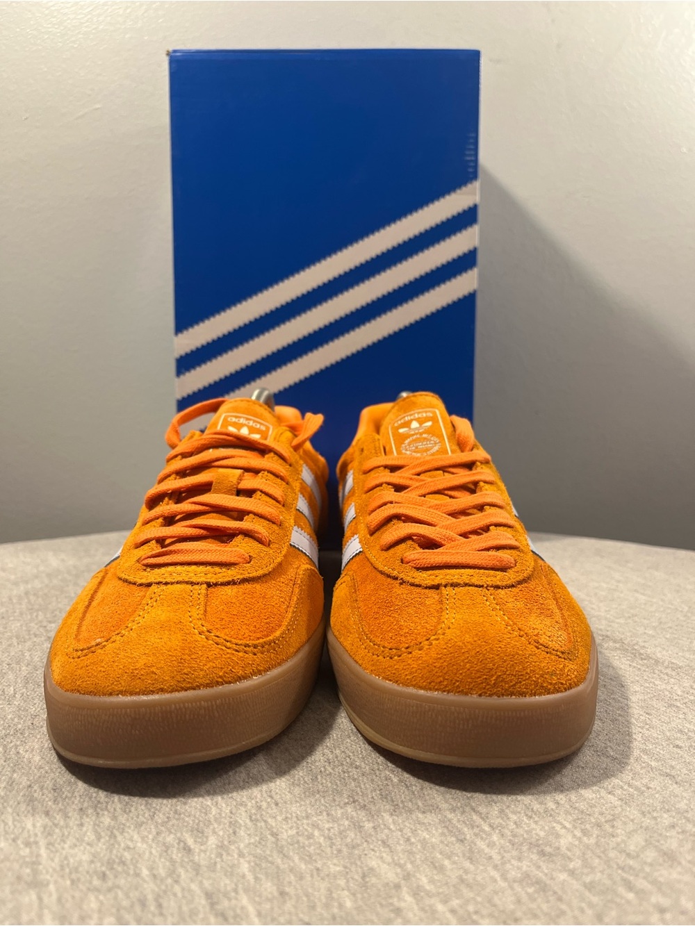 Adidas Gazelle Indoor Unity Orange Crystal Sky Supplier Colour Men Size 9 IH9640 - Picture 2 of 12